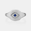 Bague Signet œil maléfique en diamant