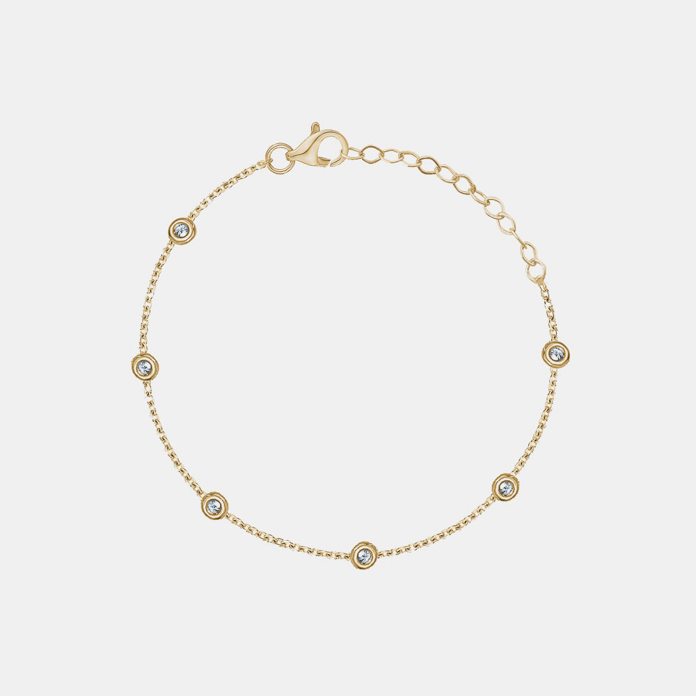 Diamond By The Yard Anklet