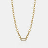 Collier à fermoir en diamant