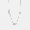 Collier 3 noms personnalisé