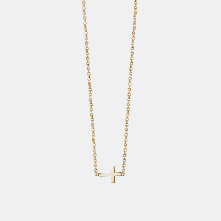 Collier Mini Croix Horizontale
