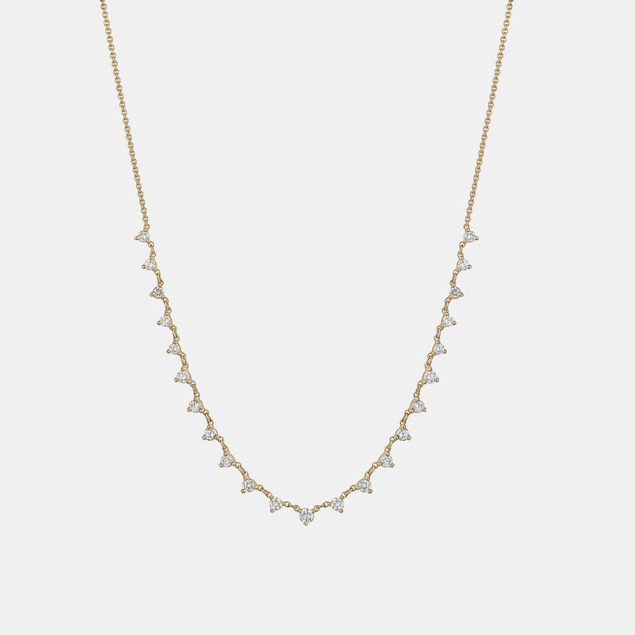 Collier à diamants gradués