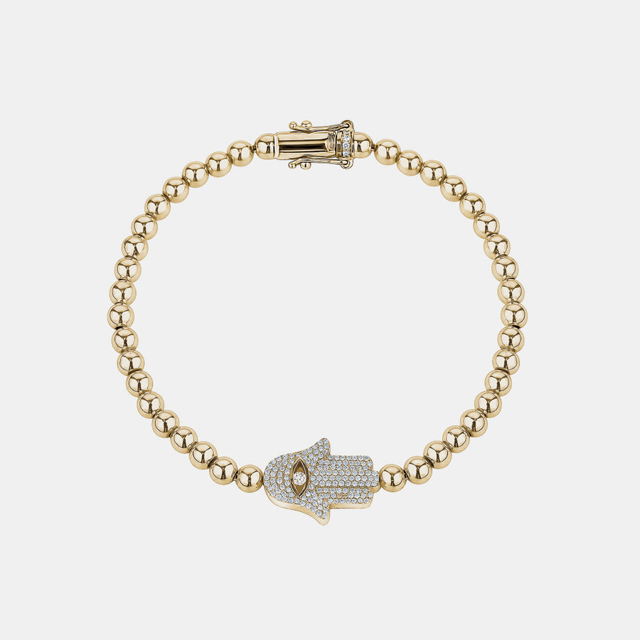 Bracelet Hamsa en perles