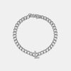 Bracelet à maillons avec initiales en mini diamants