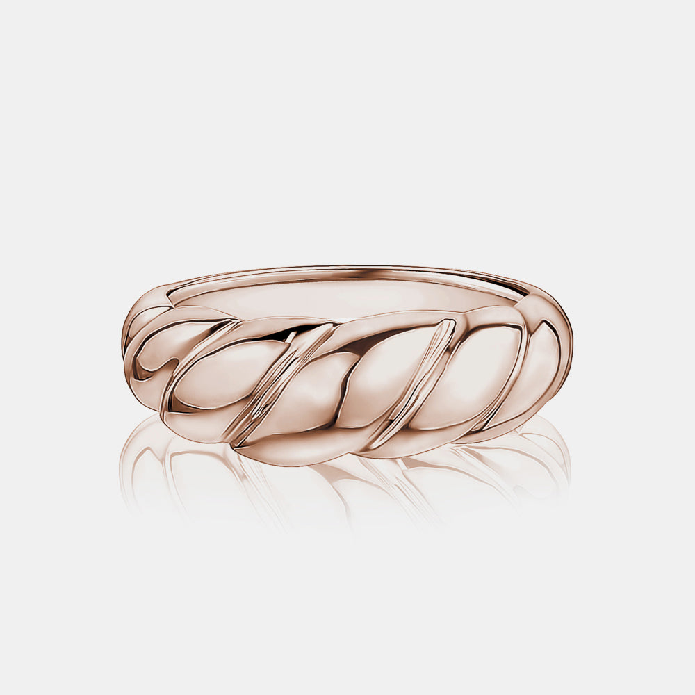 Gold Croissant Ring