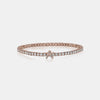 Diamond Initial Tennis Bracelet
