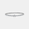 Diamond Initial Tennis Bracelet