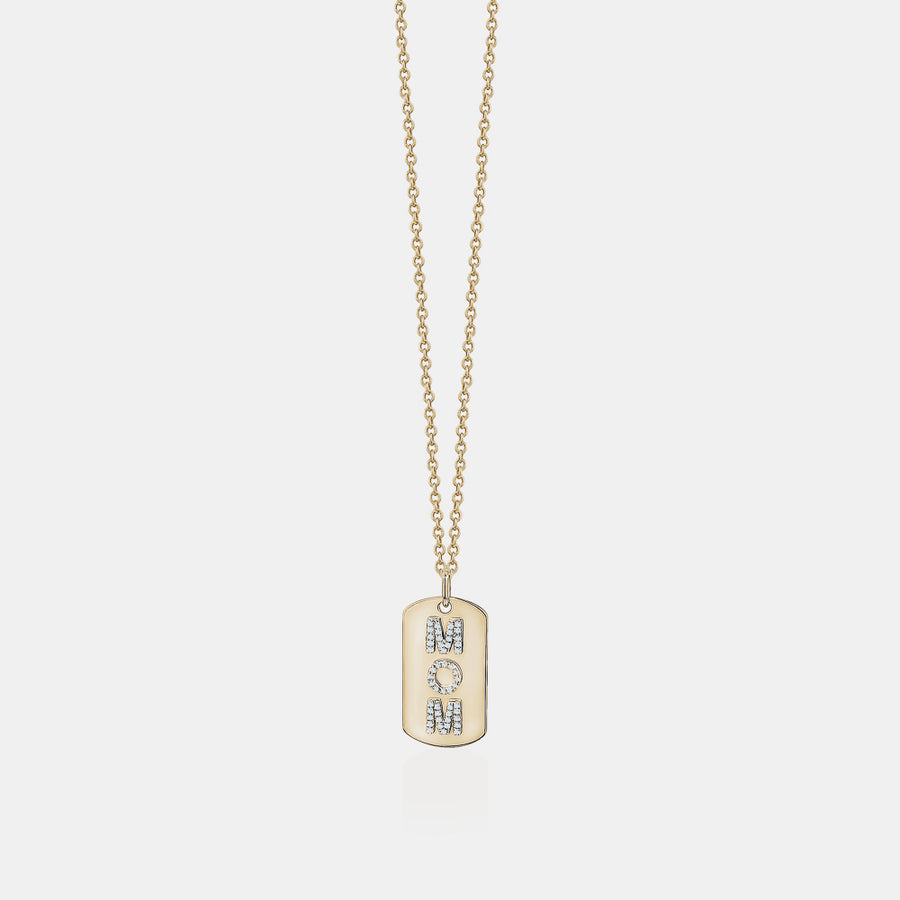 Collier avec médaillon pour maman