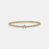 Diamond Initial Tennis Bracelet