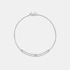  Bracelet à Baguette Unique en Diamant