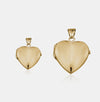pendentif médaillon en forme de coeur