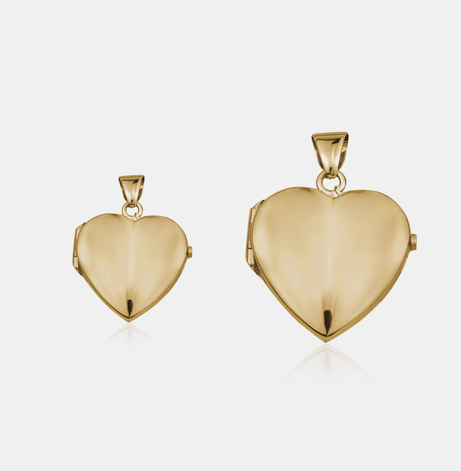 pendentif médaillon en forme de coeur