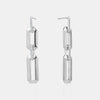 Boucles d'oreilles à maillons en diamant