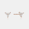 Trio de clous d'oreilles en perles