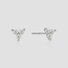 Trio de clous d'oreilles en perles