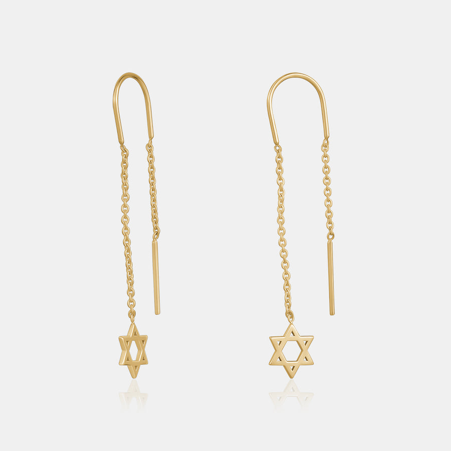 Boucles d'oreilles à enfiler