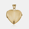 pendentif médaillon en forme de coeur