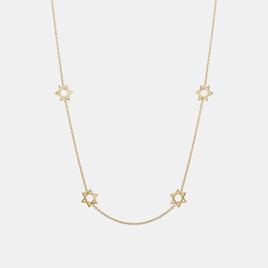 Collier de station de l'étoile de David