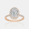 Diamant naturel de forme ovale de 2,04ct