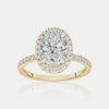 Diamant naturel de forme ovale de 2,04ct