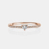 Bague en forme de cœur