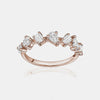 Bague à diamants multiformes