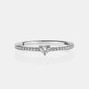 Bague en forme de cœur