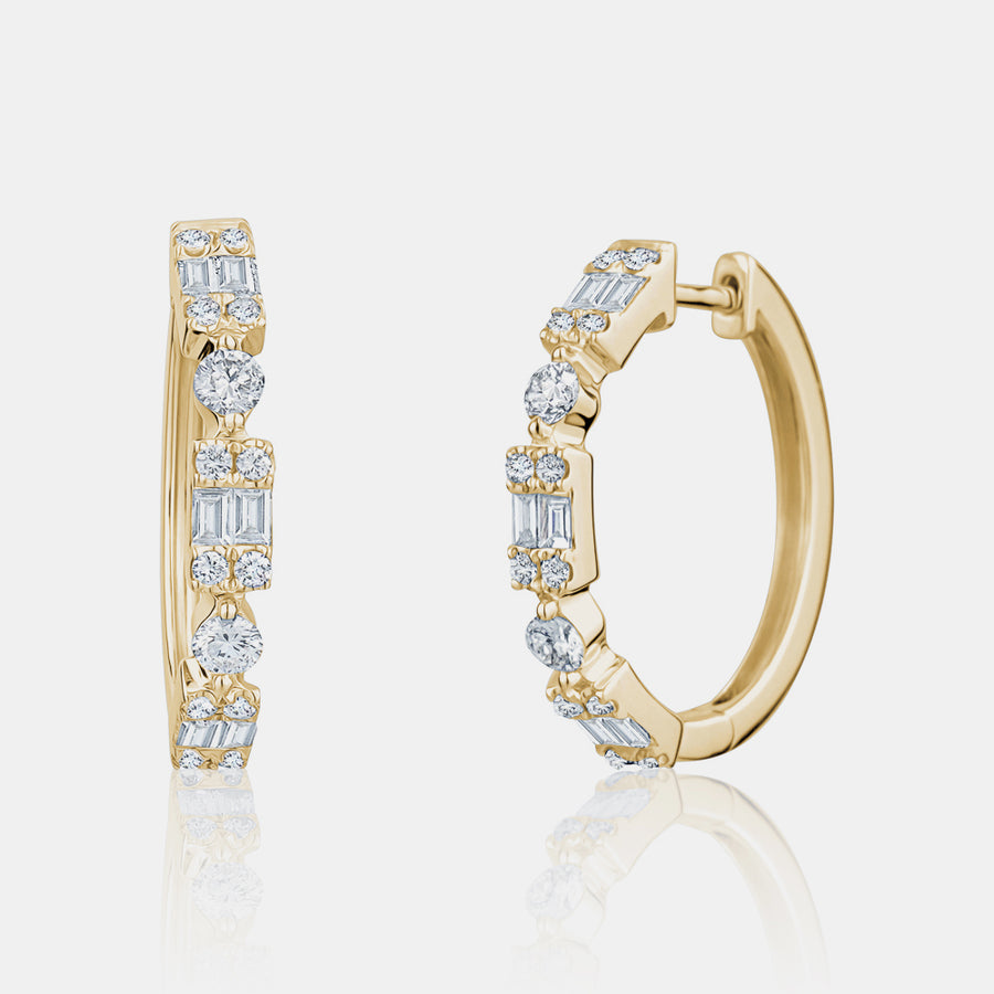 Cercles de diamant multiformes