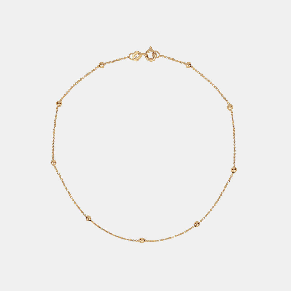 Gold Station Anklet