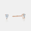 Boucles d'oreilles minuscules en forme de poire