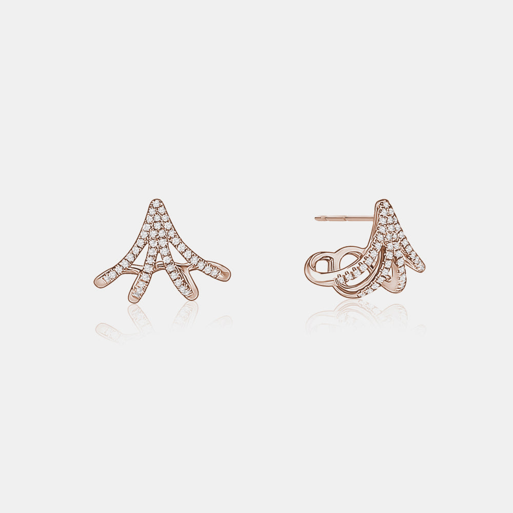 Diamond Crawler Earrings