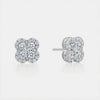 Diamond Clover Studs
