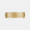Alliance 18K en forme de diamant avec bordure à grains multiples