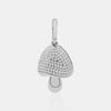 Breloque champignon en diamant