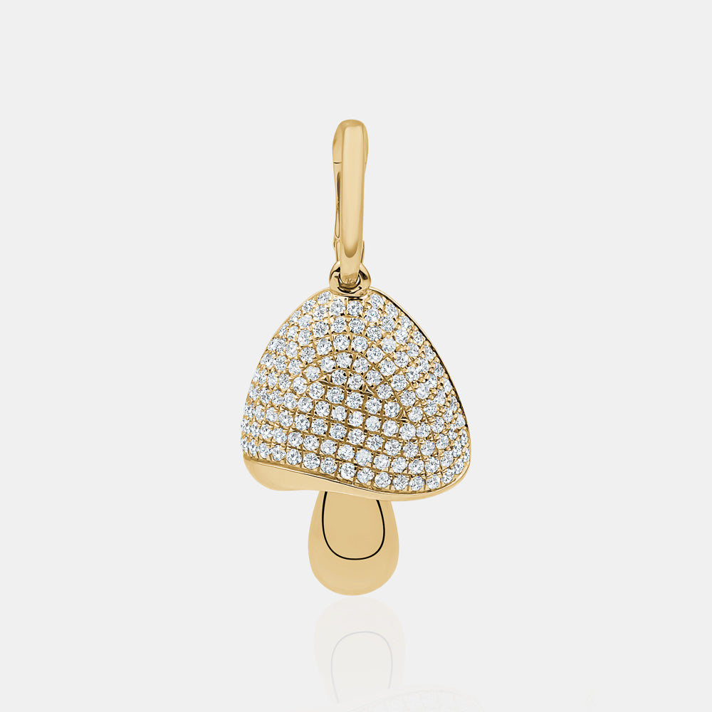 Diamond Mushroom Charm