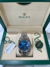 Rolex Datejust 41mm Stainless Steel, Azzuro blue Jubliee bracelet 126334/2021