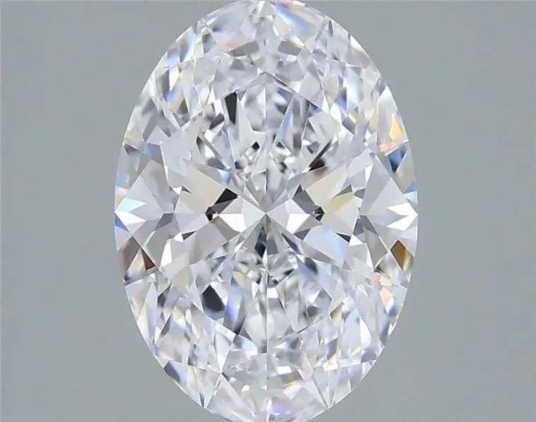 2.25ct Oval Lab Grown Diamond (Colour D, Clarity VVS2, IGI Certified)