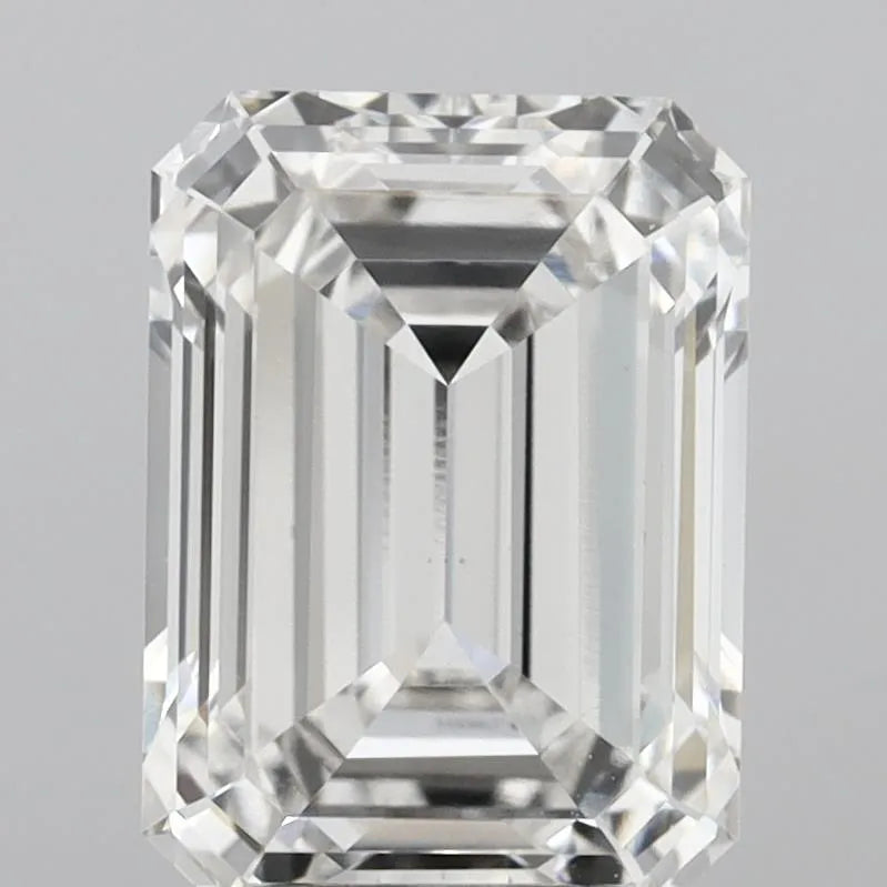 2.55ct Emerald Lab Grown Diamond (Colour F, Clarity VVS2, IGI Certified)