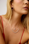Collier à pendentifs en forme de fleur de Station de Diamants