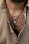 Pendentif étoile de David en diamant