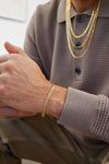 Bracelet plat et concave