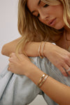 Bracelet en diamant cannelé