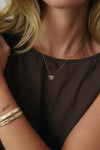 Collier Hai à diamants ronds