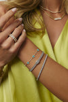 Bracelet en diamant et émeraude