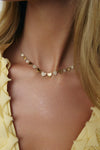 Collier de perles en forme de cœur de diamant