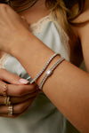 Bracelet en diamant et émeraude