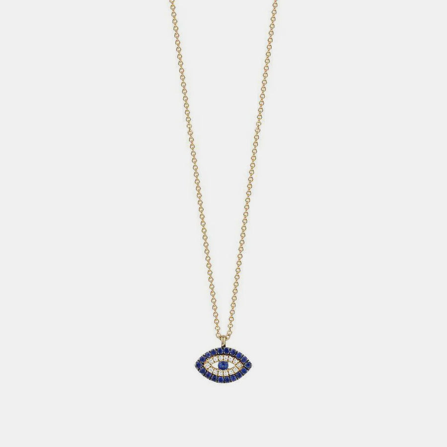 Collier Mauvais Oeuil en Diamants