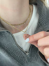 Breloque étoile ouverte en diamant