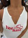collier lariat de station de diamants