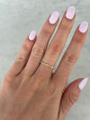 Bague de Segment de Diamant